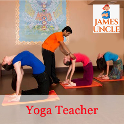 Yoga teacher Mr. Soumitra Acharya in Santoshpur